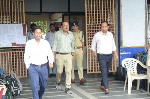  यूपीएससी परीक्षा :  कलेक्टर, एसएसपी ने किया परीक्षा केंद्रों का किया  अवलोकन