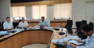  सचिव सह परिवहन आयुक्त द्वारा हाई सिक्योरिटी रजिस्ट्रेशन प्लेट के संबंध में ली गई नियमित बैठक