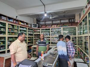 सीसीटीवी नहीं लगाने पर मेडिकल दुकान को नोटिस