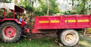  कोयला के अवैध परिवहन के मामले में ट्रैक्टर जब्त