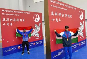   ओडिशा के जिन्दल स्पोर्ट्स  हॉस्टल के खिलाडिय़ों ने मास्को वुशू स्टार इंटरनेशनल चैंपियनशिप  में जीते स्वर्ण पदक