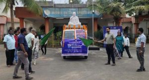  धरती आबा जनजातीय ग्राम उत्कर्ष अभियान : कलेक्टर ने प्रचार रथ को हरी झंडी दिखाकर किया रवाना