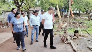  संपीड़ित बायो गैस प्लांट निर्माण का स्थल निरीक्षण करने पहुंचे आयुक्त