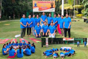 जिंदल स्टील एंड पावर लिमिटेड के मशीनरी डिवीजन रायपुर प्लांट में अंतर्राष्ट्रीय योग दिवस बड़े धूमधाम से मनाया गया जिंदल स्टील एंड पावर लिमिटेड के मशीनरी डिवीजन रायपुर प्लांट में अंतर्राष्ट्रीय योग दिवस बड़े धूमधाम से मनाया गया