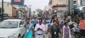 टीम प्रहरी नगर निवेश उड़न दस्ता द्वारा कब्जाधारी दुकानदारों पर 1 लाख 3 हजार रुपए की चालानी कार्यवाही