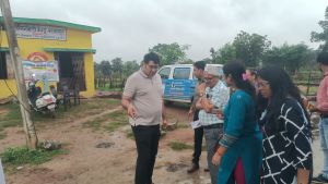  स्वास्थ्य मंत्री के निर्देश पर डायरिया प्रभावित ग्रामों में संचालनालय के अधिकारियों ने किया दौरा