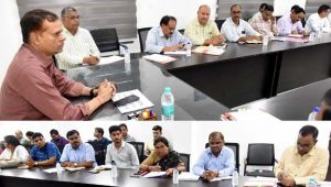 संभाग आयुक्त ने संभाग स्तरीय अधिकारियों की समय-सीमा प्रकरणों की समीक्षा की संभाग आयुक्त ने संभाग स्तरीय अधिकारियों की समय-सीमा प्रकरणों की समीक्षा की