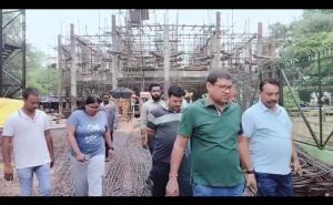  आयुक्त ने निर्माणाधीन 3000 किलो लीटर उच्चस्तरीय क्षमता वाले जलागार का किया निरीक्षण 