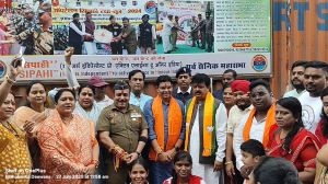  भाजपा सैन्य प्रकोष्ठ ने भेजी सेना के जवानों को राखियां