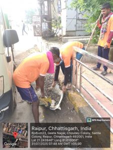  निगम स्वास्थ्य विभाग ने अनुपम गार्डन गांधी उद्यान में सफाई गैंग भेजकर अभियान चलाया और सफाई करवायी 