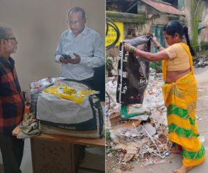  निगम ने गंदगी फैलाने पर 17 दुकान संचालकों पर किया ई जुर्माना 