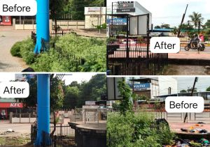  अनुपम गार्डन के पास गंदगी की शिकायत मिलने पर निगम ने की तुरंत कार्यवाही