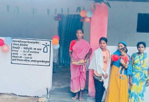 नक्सल पीड़ित परिवार के आशियाने का सपना हुआ साकार