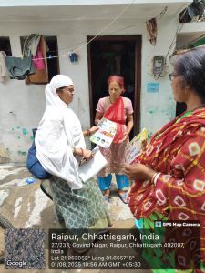 सफाई अपनाओ बीमारी भगाओ अभियान नगर निगम जोन 3 स्वास्थ्य विभाग द्वारा वार्ड 29 के काली नगर, गौरा नगर के किनारे नाले के समीप क्षेत्र में जनजागरण कर चलाया गया 