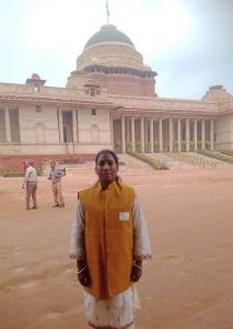 राष्ट्रपति भवन में आयोजित एट होम रिसेप्शन में शामिल हुई बगीचा की सुमन तिर्की