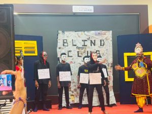 शासकीय दृष्टि एवं श्रवण बाधित विद्यालय के बच्चों ने नशा मुक्ति विषय पर मानव के दुश्मन नाटक का दिया मंचन किया शासकीय दृष्टि एवं श्रवण बाधित विद्यालय के बच्चों ने नशा मुक्ति विषय पर मानव के दुश्मन नाटक का दिया मंचन किया