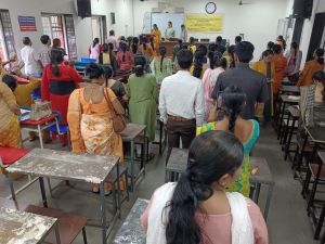  हिन्दी भाषा प्रशिक्षण के चतुर्थ दिवस में 81 शिक्षकों के लिए रखा गया प्रशिक्षण 