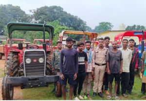अवैध रेत उत्खनन पर प्रशासन की सख्ती अवैध रेत उत्खनन पर प्रशासन की सख्ती