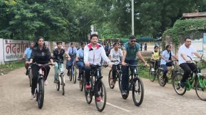 फिटनेस के लिए प्रेरित करने संडेज ऑन सायकल कार्यक्रम का आयोजन फिटनेस के लिए प्रेरित करने संडेज ऑन सायकल कार्यक्रम का आयोजन