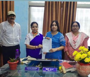 डॉ.पूनम सिंह को जिला संगठन आयुक्त (गाइड)का दिया गया प्रभार 