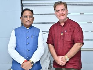 मुख्यमंत्री साय से हार्टफुलनेस संस्थान के डायरेक्टर ने की सौजन्य भेंट मुख्यमंत्री साय से हार्टफुलनेस संस्थान के डायरेक्टर ने की सौजन्य भेंट