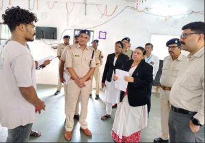 अंडर ट्रायल रिव्यू कमेटी ने किया जिला जेल का निरीक्षण