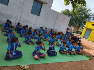  मिडिल स्कूल ग्राम गोरभट्टी में युक्तियुक्तकरण से पढ़ाई हुई आसान : विद्यार्थियों को मिल रही है सहूलियत