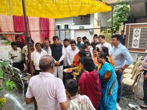 विधायक मोतीलाल साहू ने 10 लाख रूपये में सड़क, नाली बनाने विकास कार्यों का किया भूमिपूजन