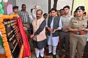 सिमगा में उप मुख्यमंत्री अरुण साव ने किया सिटी सर्विलांस का शुभारंभ