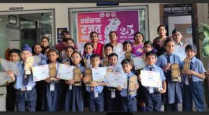   स्कूली बच्चों को मलेरिया, डेंगू रोग से बचाव के संबंध में दी जा रही जानकारी