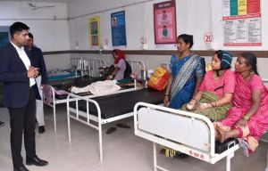  कलेक्टर ने जिला चिकित्सालय का किया निरीक्षण