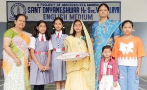  संत ज्ञानेश्वर स्कूल के बच्चों ने मनाया छठ पर्व