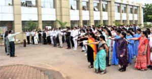  राष्ट्रीय एकता दिवस के अवसर पर अधिकारी-कर्मचारियों ने ली राष्ट्र की एकता और अखण्डता बनाए रखने की शपथ