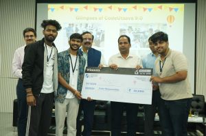 एनआईटी रायपुर में राष्ट्रीय हैकथॉन ‘कोडउत्सव 9.0’ का भव्य समापन एनआईटी रायपुर में राष्ट्रीय हैकथॉन ‘कोडउत्सव 9.0’ का भव्य समापन