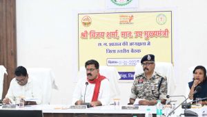 बस्तर में शांति, सुरक्षा और विकास सरकार की प्राथमिकता : उपमुख्यमंत्री  विजय शर्मा