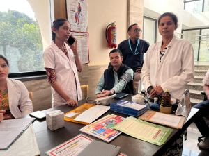 विश्व मधुमेह दिवस पर विशेष : राज्य स्तरीय समीक्षा बैठक के दौरान विभाग के अधिकारीयों/ कर्मचारियों की की गई एन सी डी स्क्रीनिंग विश्व मधुमेह दिवस पर विशेष : राज्य स्तरीय समीक्षा बैठक के दौरान विभाग के अधिकारीयों/ कर्मचारियों की की गई एन सी डी स्क्रीनिंग