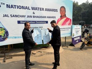  जल संरक्षण के क्षेत्र में उल्लेखनीय कार्य पर छत्तीसगढ़ को मिले तीन राष्ट्रीय जल पुरस्कार