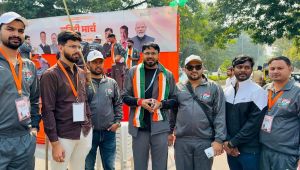  एक भारत-श्रेष्ठ भारत अभियान के लिए जुटा युवा मोर्चा