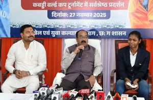 छत्तीसगढ़ का गौरव है संजू, अपने खेल से राज्य को दिलाई अंतरराष्ट्रीय प्रतिष्ठा अरुण साव छत्तीसगढ़ का गौरव है संजू, अपने खेल से राज्य को दिलाई अंतरराष्ट्रीय प्रतिष्ठा अरुण साव