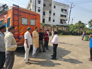 सभापति सूर्यकान्त राठौड़ ने इंडोर स्टेडियम का किया औचक निरीक्षण सभापति सूर्यकान्त राठौड़ ने इंडोर स्टेडियम का किया औचक निरीक्षण