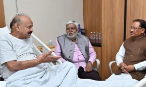 मुख्यमंत्री विष्णुदेव साय ने विधायक भैयालाल राजवाड़े के स्वास्थ्य लाभ की कामना की मुख्यमंत्री विष्णुदेव साय ने विधायक भैयालाल राजवाड़े के स्वास्थ्य लाभ की कामना की