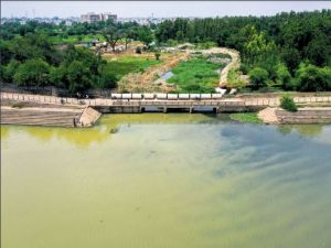 नगर निगम द्वारा बनाये गए एसटीपी का पानी खारून नदी में उपचार करने के बाद ही प्रवाहित हो रहा है नगर निगम द्वारा बनाये गए एसटीपी का पानी खारून नदी में उपचार करने के बाद ही प्रवाहित हो रहा है