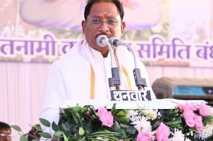 बाबा के बताए मार्ग पर चलकर ही बनेगा विकसित छत्तीसगढ़: मुख्यमंत्री विष्णु देव साय बाबा के बताए मार्ग पर चलकर ही बनेगा विकसित छत्तीसगढ़: मुख्यमंत्री विष्णु देव साय