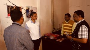  नवनियुक्त कलेक्टर  देवेश कुमार ध्रुव ने किया संयुक्त जिला कार्यालय भवन का निरीक्षण