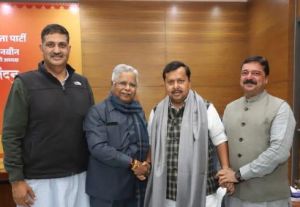 भाजपा पदाधिकारियों ने की कार्यकारी राष्ट्रीय अध्यक्ष नितिन नबीन से मुलाकात