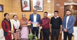  राज्यपाल से विवेकानंद केन्द्र के पदाधिकारियों ने की सौजन्य भेंट