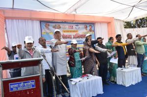  बालोद में जल संरक्षण तथा जल स्त्रोतों के साफ-सफाई एवं पुनरूद्धार हेतु  नीर चेतना अभियान का शुभारंभ 