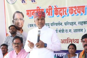  वन मंत्री केदार कश्यप ने 24 करोड़ 53 लाख रुपये से अधिक के विकास कार्यों का किया भूमिपूजन