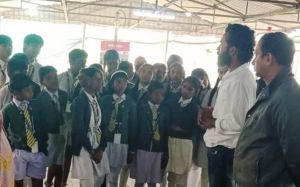  स्कूली बच्चों को  दिलाई गई  स्वच्छता की  शपथ 