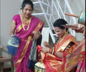 हल्दी-कुंकू में दिखी मराठी, गुजराती, पंजाबी, तमिल संस्&zwj;कृति